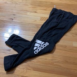 Boys size 18 black adidas